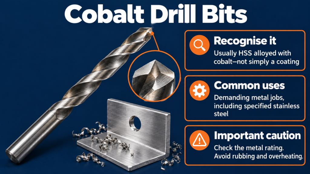 Cobalt drill bits