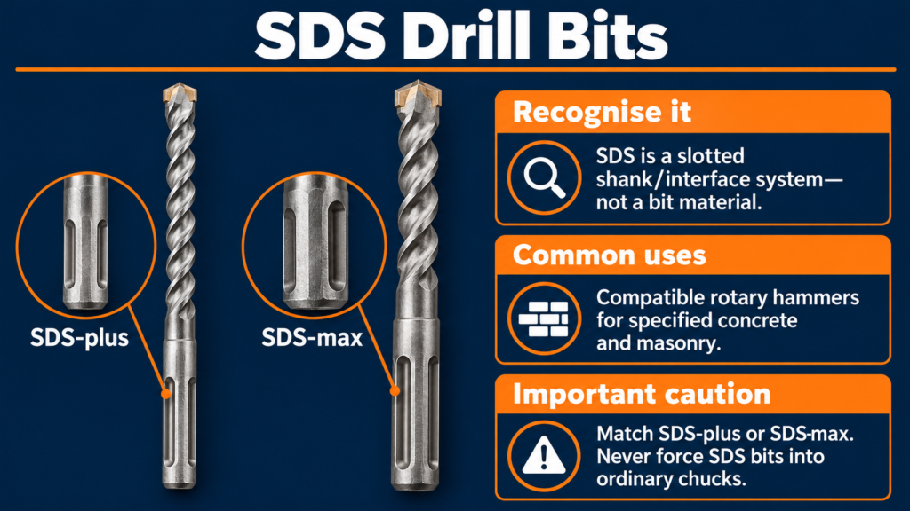 SDS drill bits